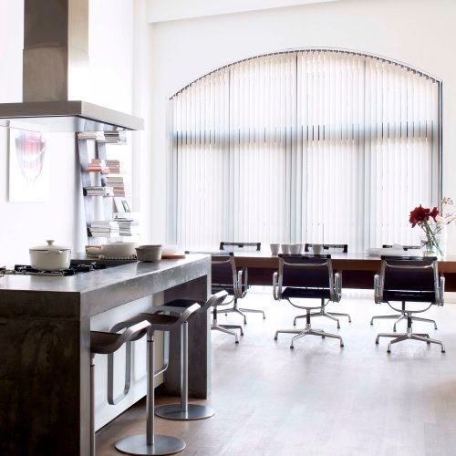 Verticale jaloezie gebogen rail | 2